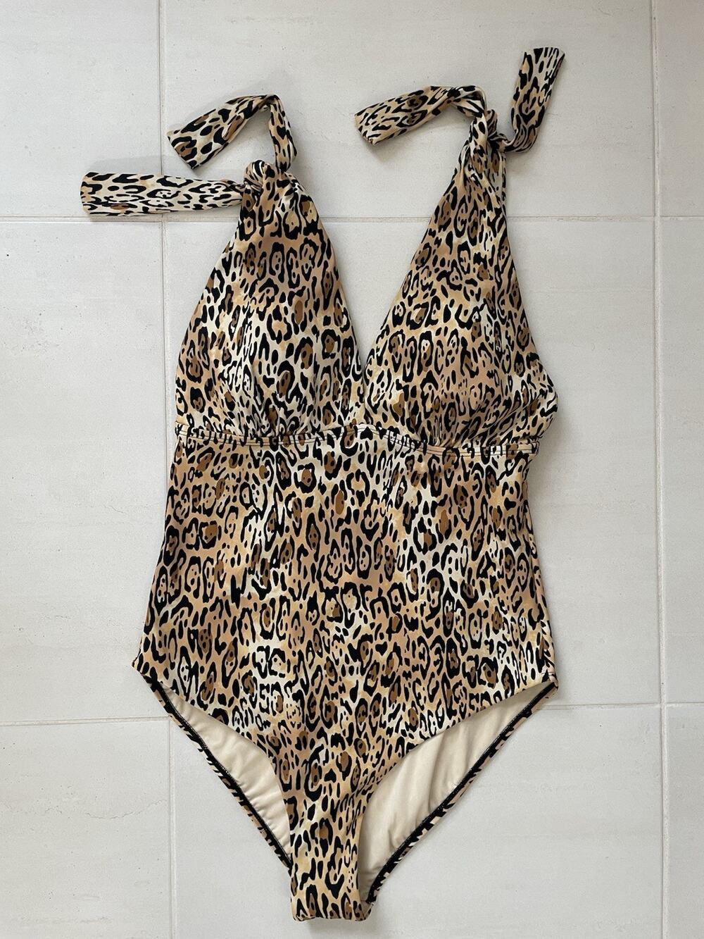 Swimsuits For All Swim Kim Gravel One Piece Animal Print Beach Summer Retro